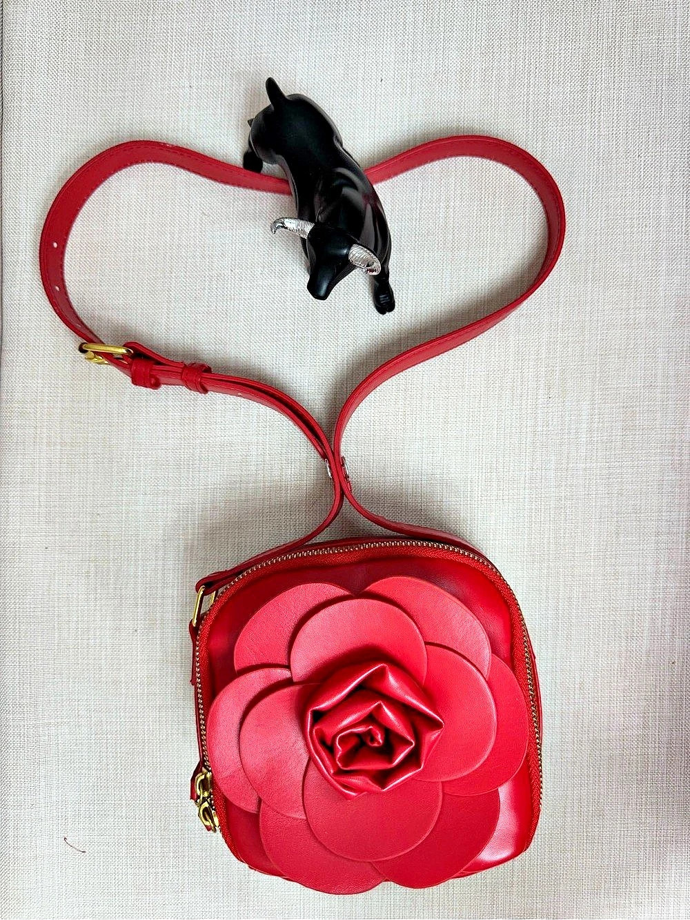 Disney Beauty and the Beast Disney ily 4EVER Crossbody Bag ily 4EVER Red Floral